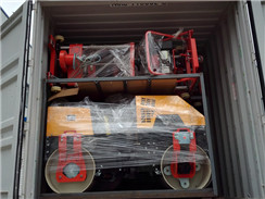 20臺壓路機、鉆孔取芯機以及路面切割機出口新加坡