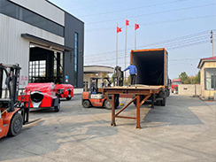 福瑞得機(jī)械3臺 500L灌縫機(jī)裝柜出口澳大利亞